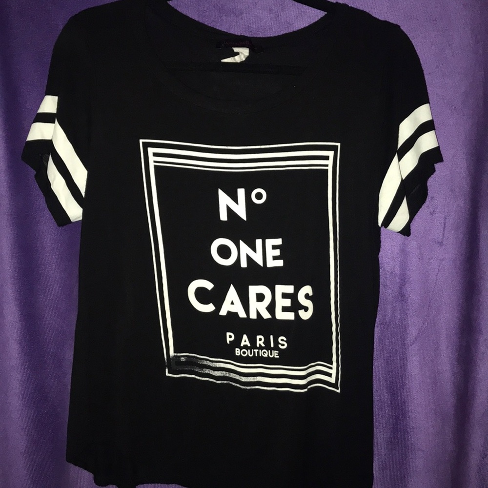 “No one cares” T-shirt